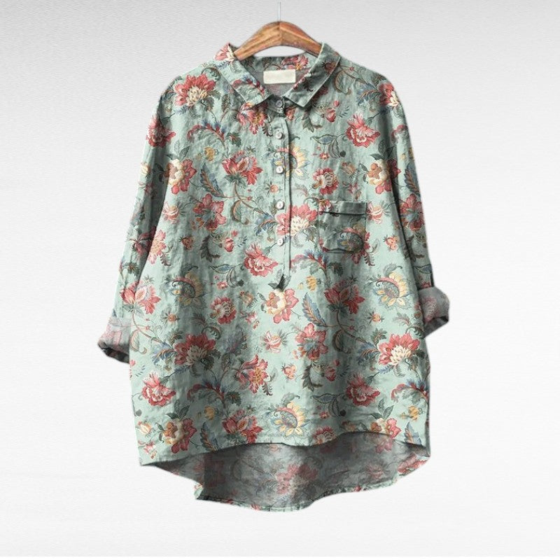 Claire | Elegant Linne Sommarblus