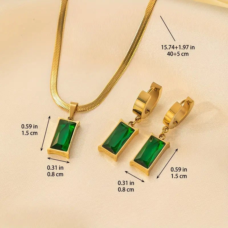 Elegant Iselotte Verdain Guld Smyckeset