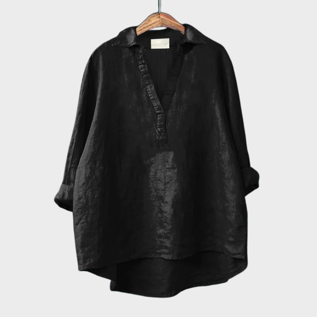 Andrea | Elegant Linne Sommarblus