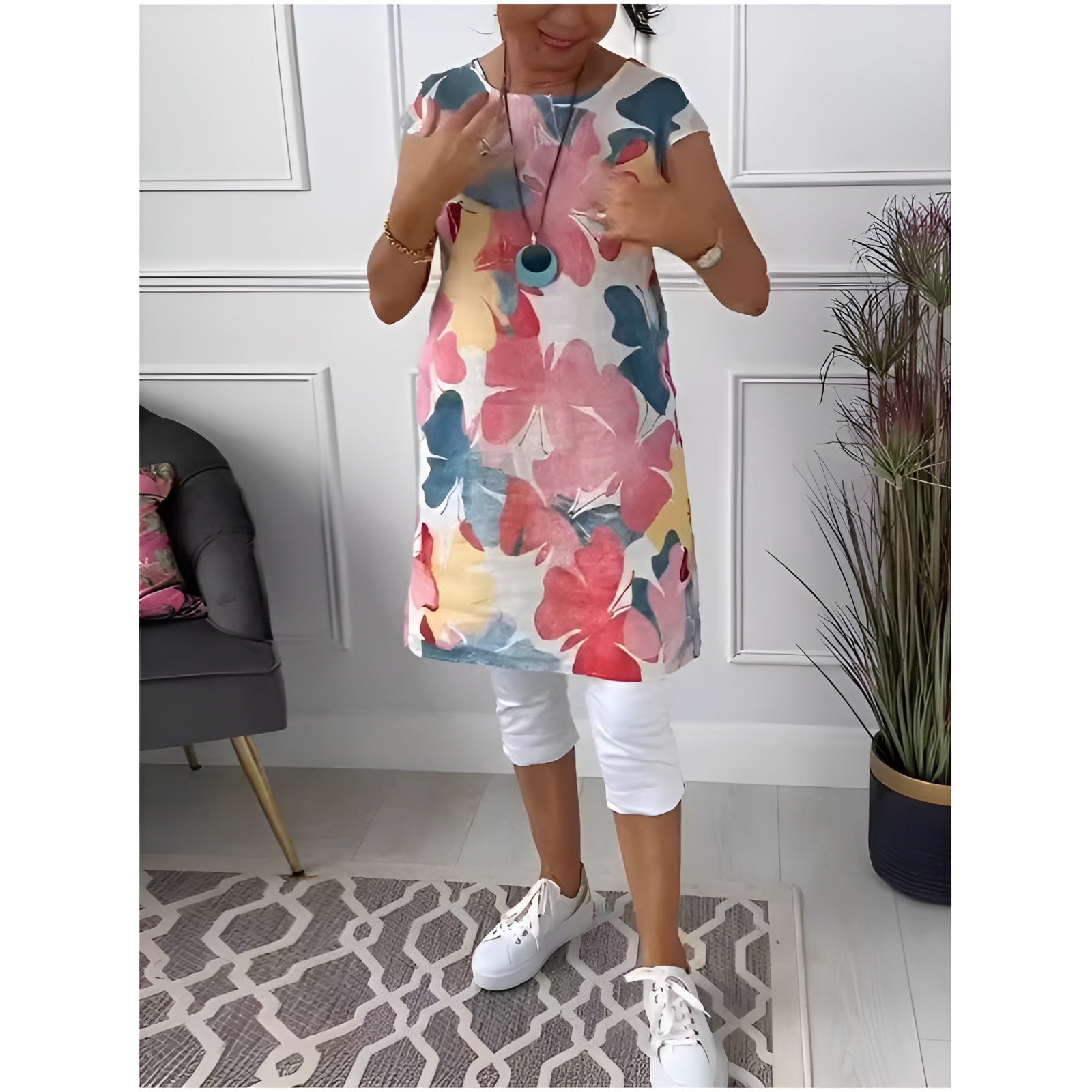 LINDA | BLOOM TUNIC KLÄNNING