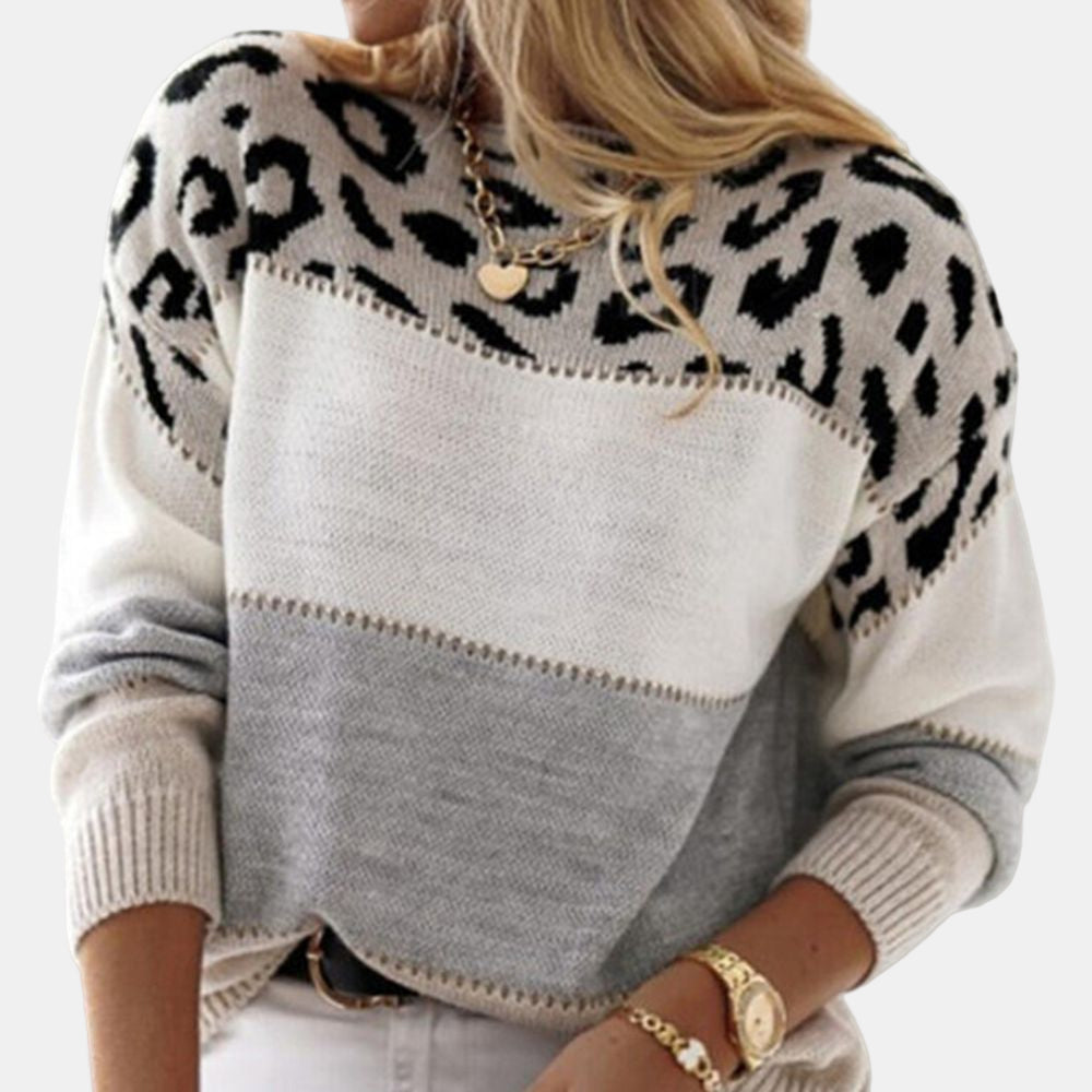 Virelle | Leopardmönstrad Tröja