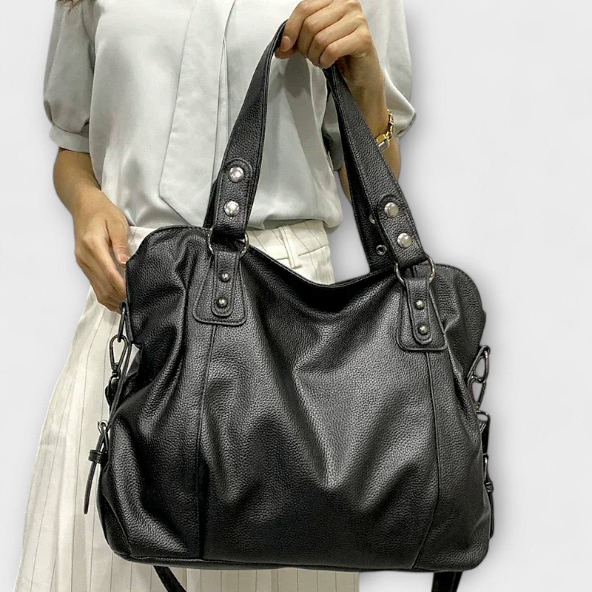 Mevia - Elegant Hobo Axelväska