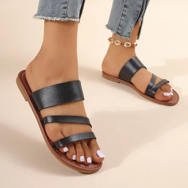 Ylva | Platta Sandaler