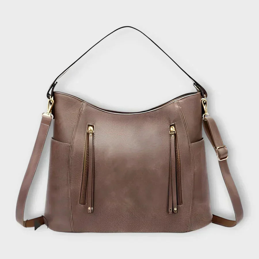 Silvina - Vintage-inspirerad Elegant Handväska för Kvinnor