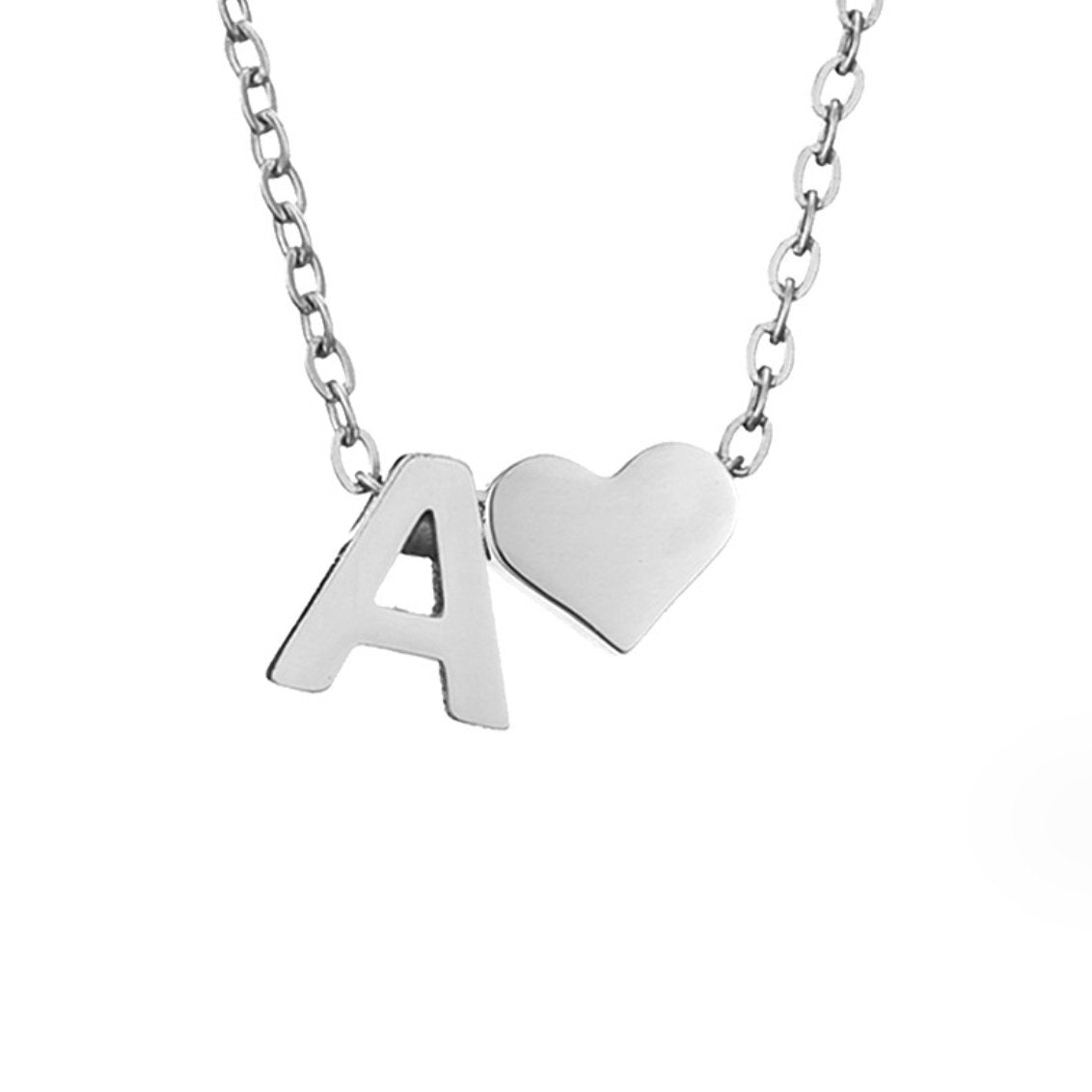 YAHNA | BREV INITIAL SILVER HÄNGSmycke