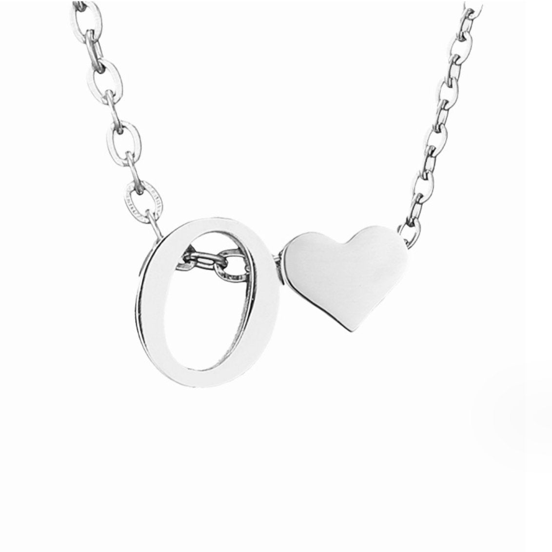 YAHNA | BREV INITIAL SILVER HÄNGSmycke
