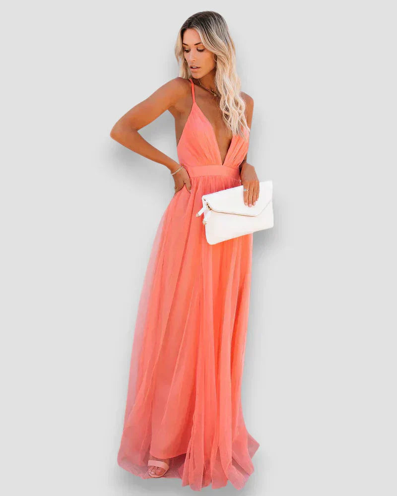 ANJELY | ELEGANT LÅNG KLÄDNAD