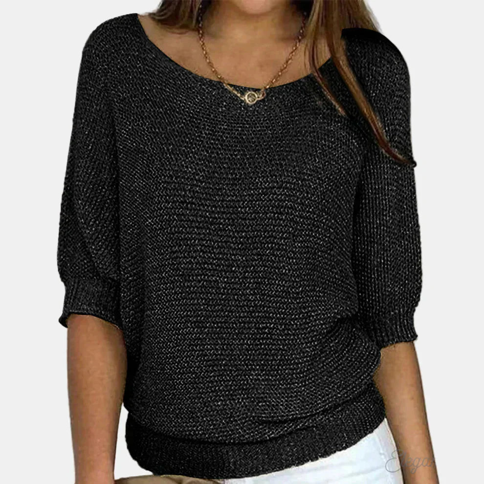 Harper | Chic Stilren Stickad Tröja