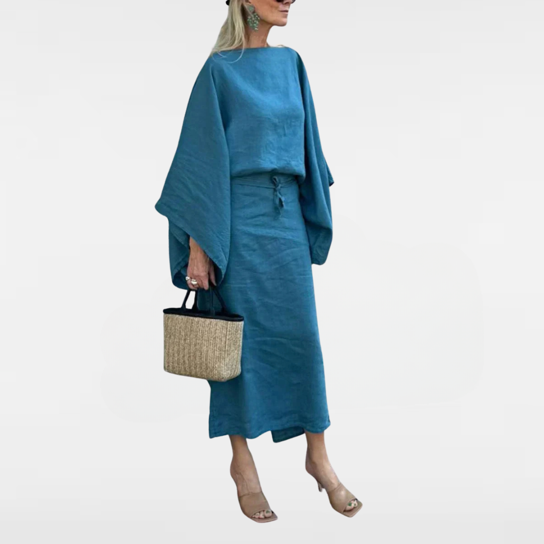 Saphira | Maxi kimono-stil klänning