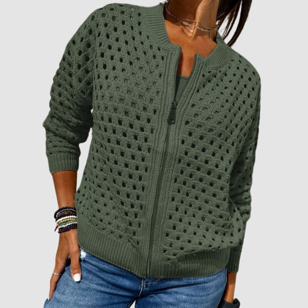 Desiree™ Premium-stickad kofta