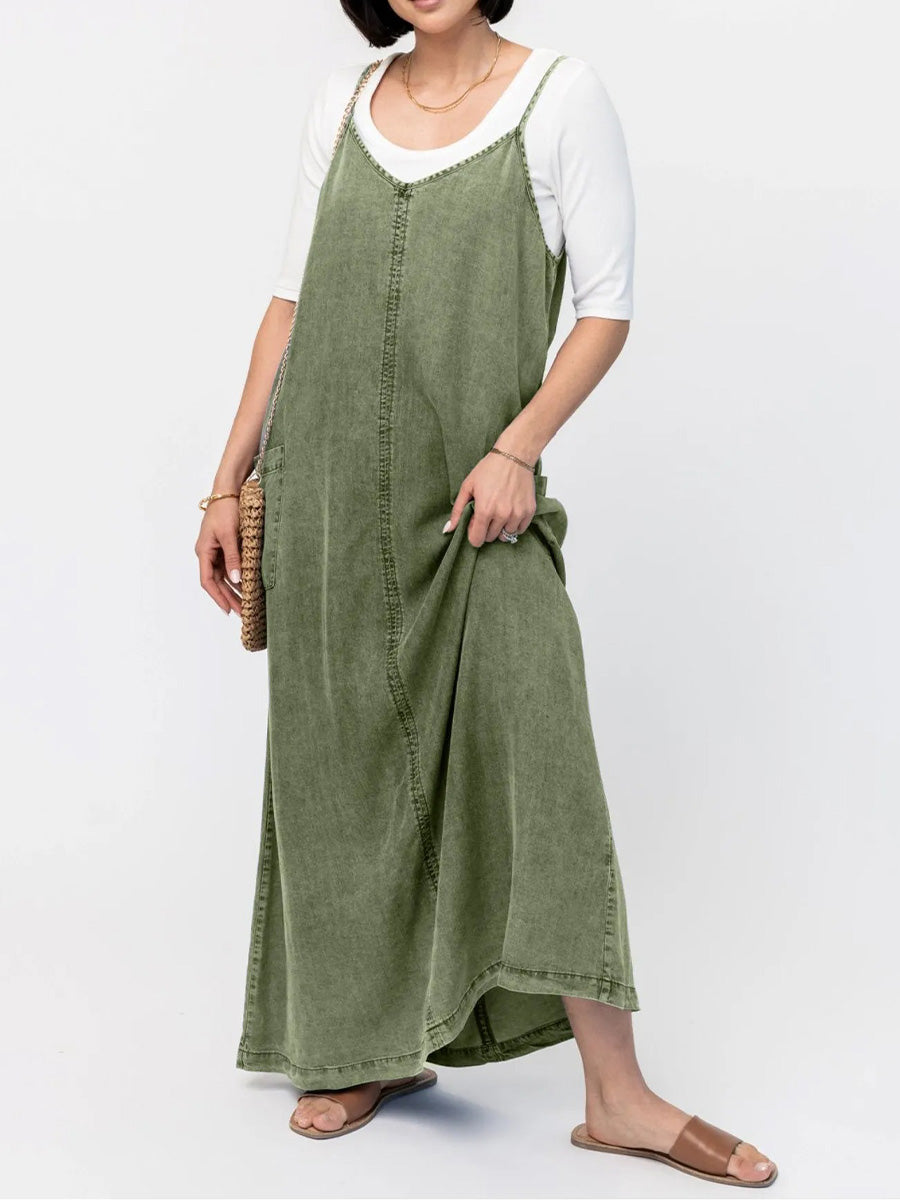 GLACEL | STILIG LOOSE MAXI KLÄNNING