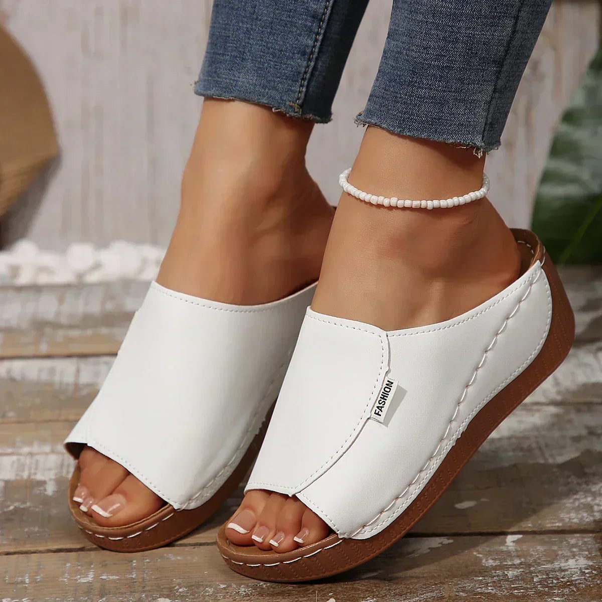 Sandra | Slip-On Sandaler