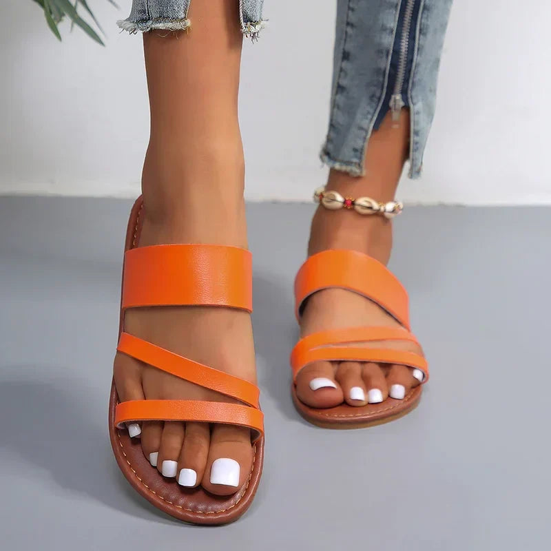 Ylva | Platta Sandaler