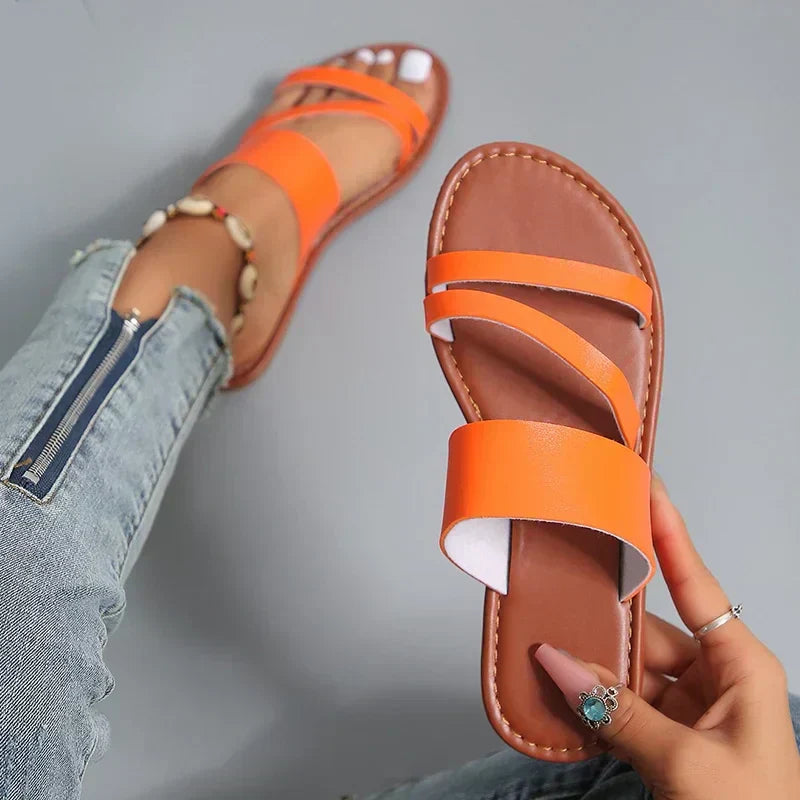 Ylva | Platta Sandaler