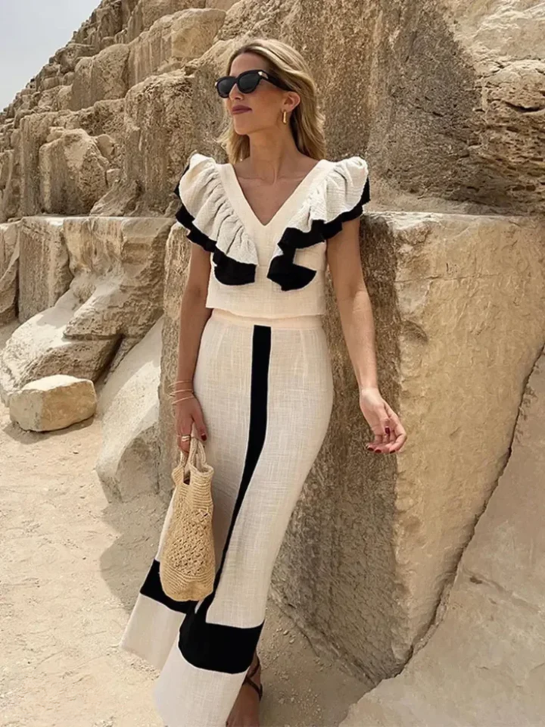 Maya - Elegant Tvådelad Set