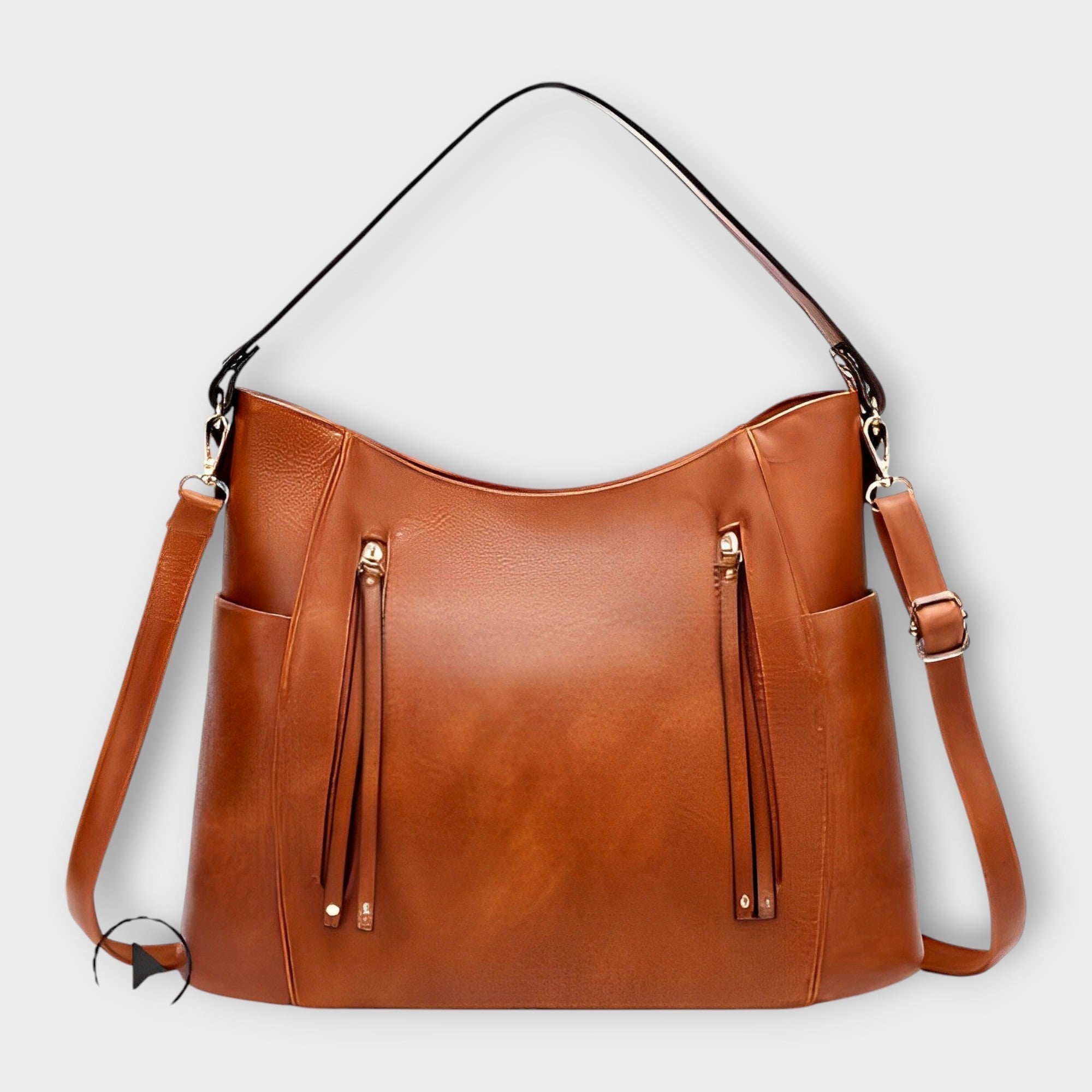 Silvina - Vintage-inspirerad Elegant Handväska för Kvinnor