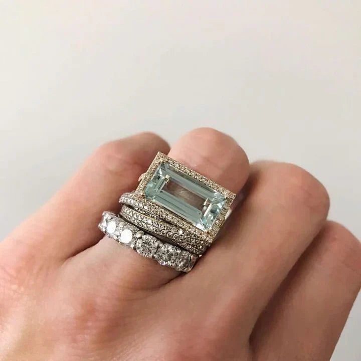 ROCHELLE | SILVER TURKOS RINGSET