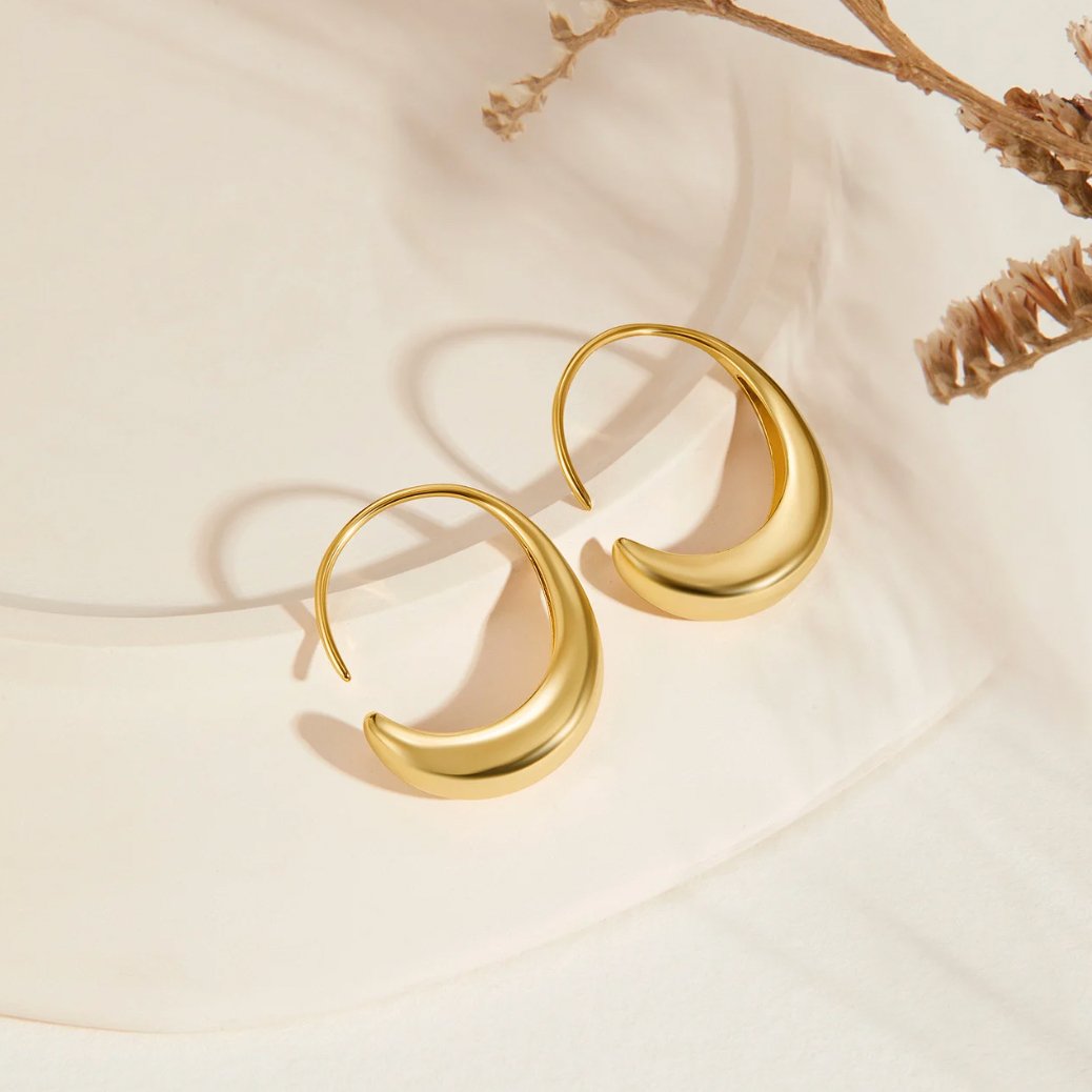 CAMILLE | DROP HOOP ÖRHÄNGEN