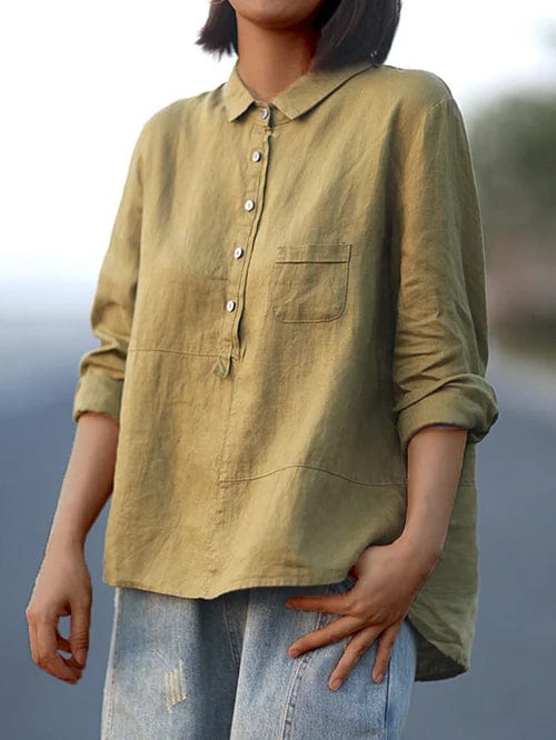 Elvie | Elegant Linne Sommarblus