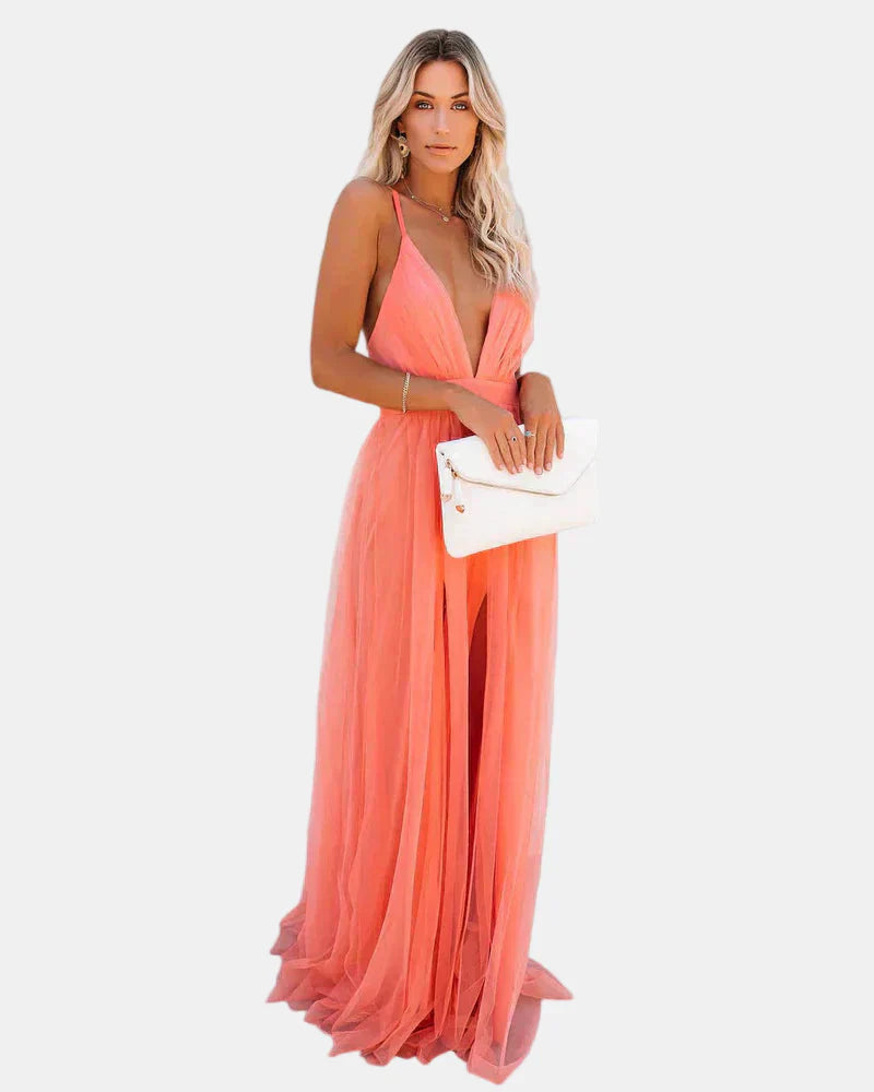 ANJELY | ELEGANT LÅNG KLÄDNAD